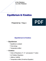 Equilibrium & Kinetics