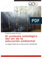 El Sustento Ontológico Del Ser de La Educación Ambiental