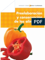 Preelaboracion y Conservacion de Los Alimentos