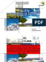 Tipos de Climas en Venezuela