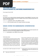 Clasificación ACR BI-RADS (Categorías 0 A 6) MD | PDF | Relaciones ...