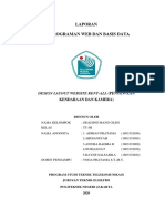 LAPORAN Pemorgramman Web PDF