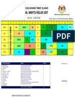 SK FELDA KAHANG TIMUR JADUAL WAKTU KELAS 2021