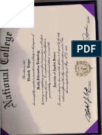 National College Diploma