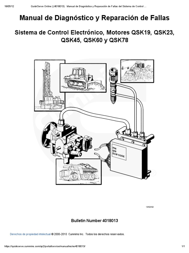 Manual De Diagnóstico Y Reparación De Fallas Sistema Electrónico Pdf