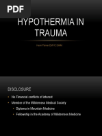 Hypothermia Prevention in Combat Care | PDF | Hypothermia | Health Care