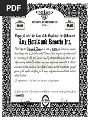 stock certificate template 02