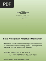 PGT 212 Electronic Communication Technology: CHAPTER 2:amplitude Modulator and Demodulator Circuits