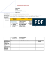 Cuaderno de Campo 2020