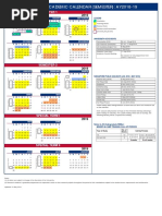 NTU Academic Calendar (Semester) - AY2018-19 PDF