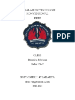 MAKALAH BIOTEKNOLOGI KONVENSIONAL