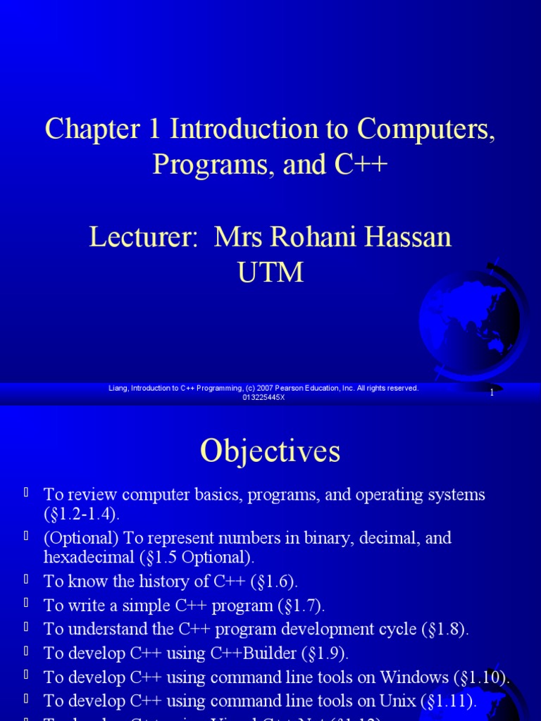Introduction to C++ Programming | PDF | Computer Data Storage | Input ...