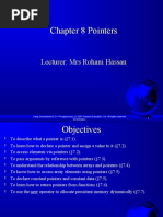 Chapter 8 Pointers: Lecturer: Mrs Rohani Hassan