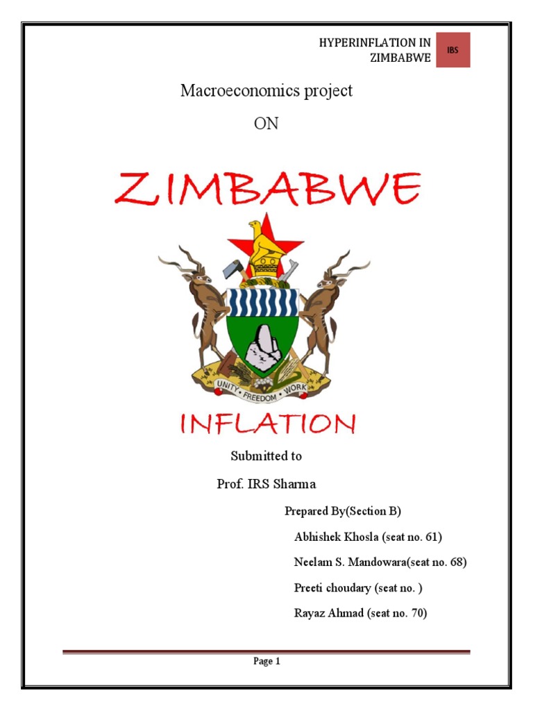 Causes and Effects of Zimbabwe's Hyperinflation | PDF | Inflation | Money