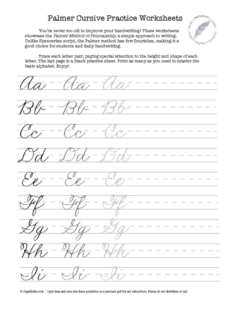 How to Improve Your Print Handwriting (+ Free Worksheet) – The Postman's  Knock