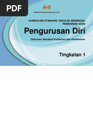 31 Dskp Kssm Pendidikan Khas Tingkatan 1 Pengurusan Diri Pdf