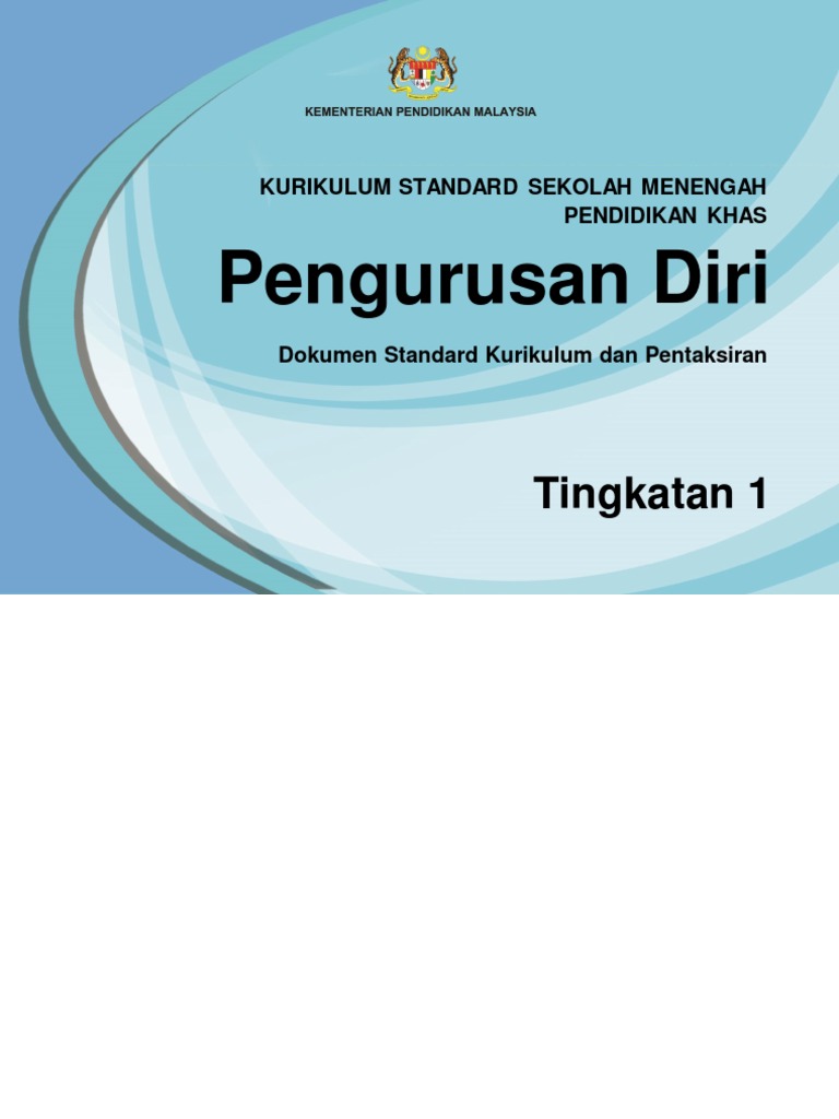 31 Dskp Kssm Pendidikan Khas Tingkatan 1 Pengurusan Diri Pdf Pdf
