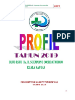 Profil RSUD Dr. H. Soemarno Sosroatmodjo Kuala Kapuas Tahun 2019