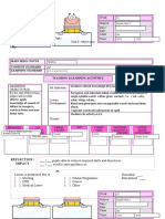 Main Skill/ Focus Content Standard Learning Standard Teaching & Learning Activities