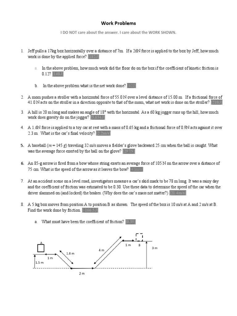 Work Problems | PDF