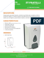 Dispensador Jabon Litro Blanco CD1188 PDF