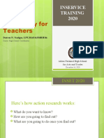 Action Research Made Easy For Teachers: Inservice Training 2020