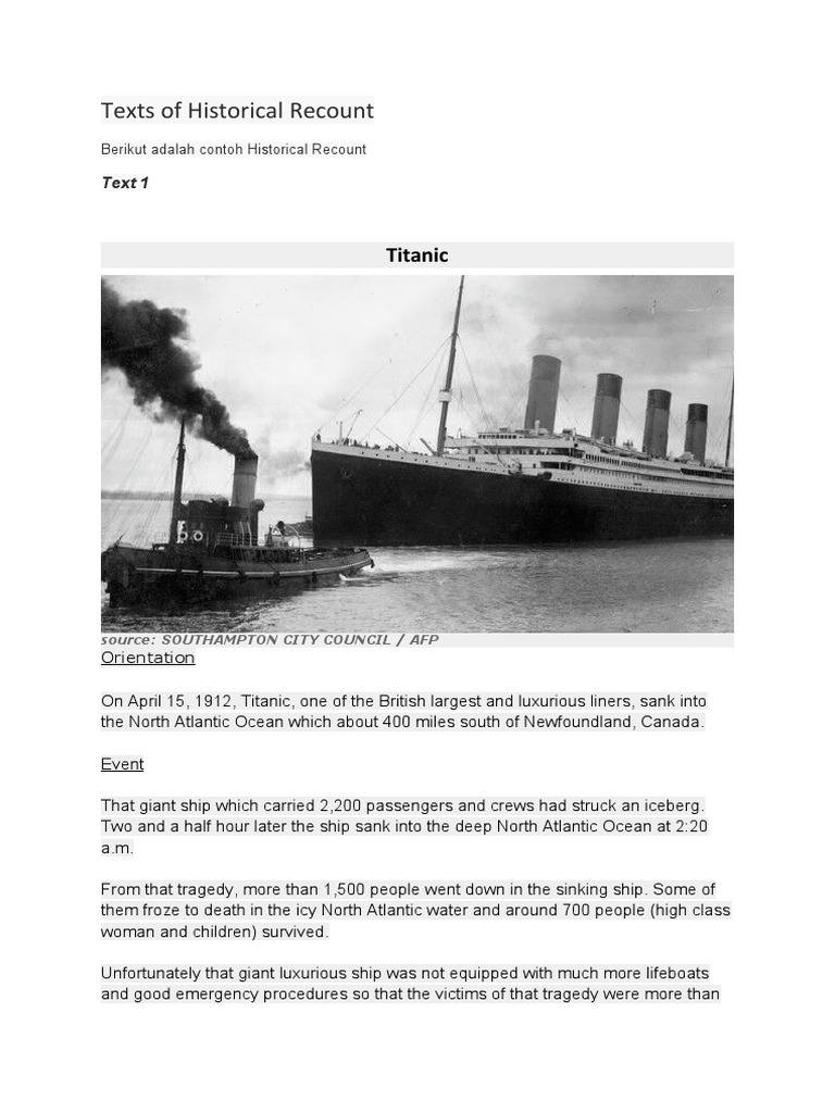 Examples of Historical Recount Texts | PDF | Military | Indonesia