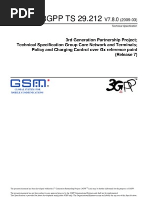 Pcrf Camel Scp Spr Pdf 3 Gpp Telecommunications Standards