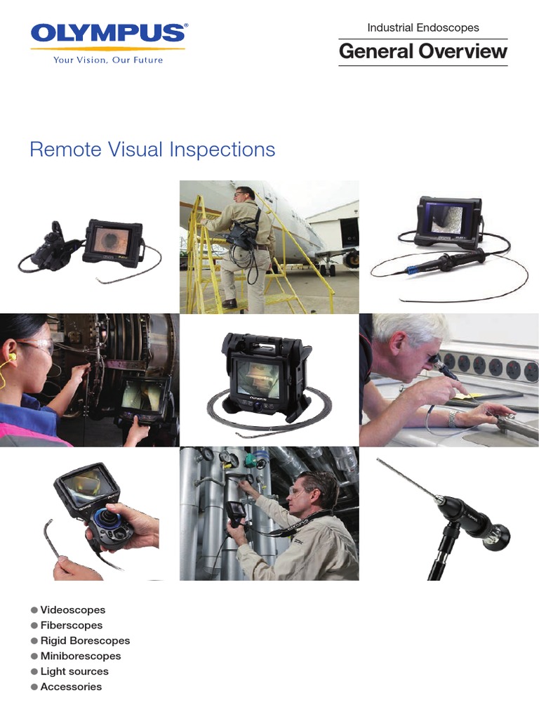 A Comprehensive Overview of Olympus' Industrial Endoscope Product Line for Remote Visual