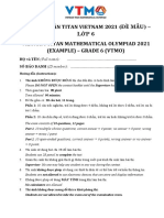 VTMO 2021 Grade6 DeThiMau PDF