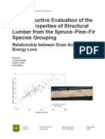 Nondestructive Evaluation of the Tensile Properties of Structural Lumber from the Spruce–Pine–Fir Species Groupi