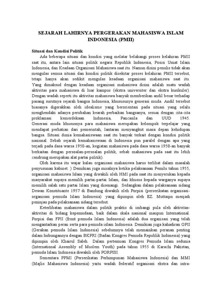 Pergerakan Mahasiswa Islam Indonesia berpartisipasi dalam acara sosial