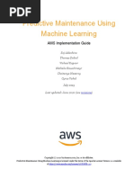 Predictive Maintenance Using Machine Learning: AWS Implementation Guide