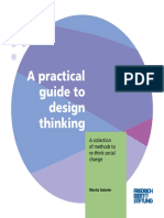 A Practical Guide To Design Thinking: A Collection of Methods To Re-Think Social Change