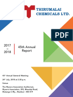 Thirumalai Chemicals LTD - 2018 PDF