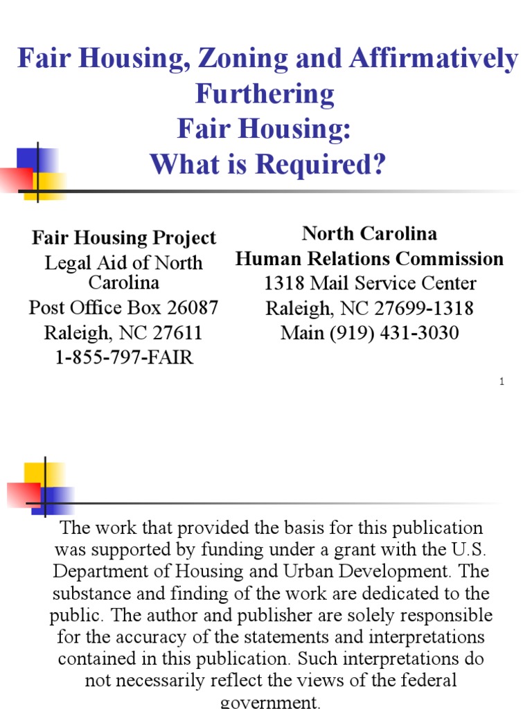 Fair Housing Zoning 2 1 PDF Group Home Disability