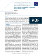 Development of A Nested RT-PCR Assay For Diagnosis of Acute As Well As Asymptomatic Betanodavirus Infection in Fishes