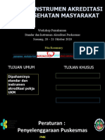 UKM 1. Wshop Pemahaman Standar Dan Instrumen Akreditasi