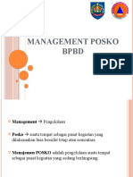 Management Posko BPBD2