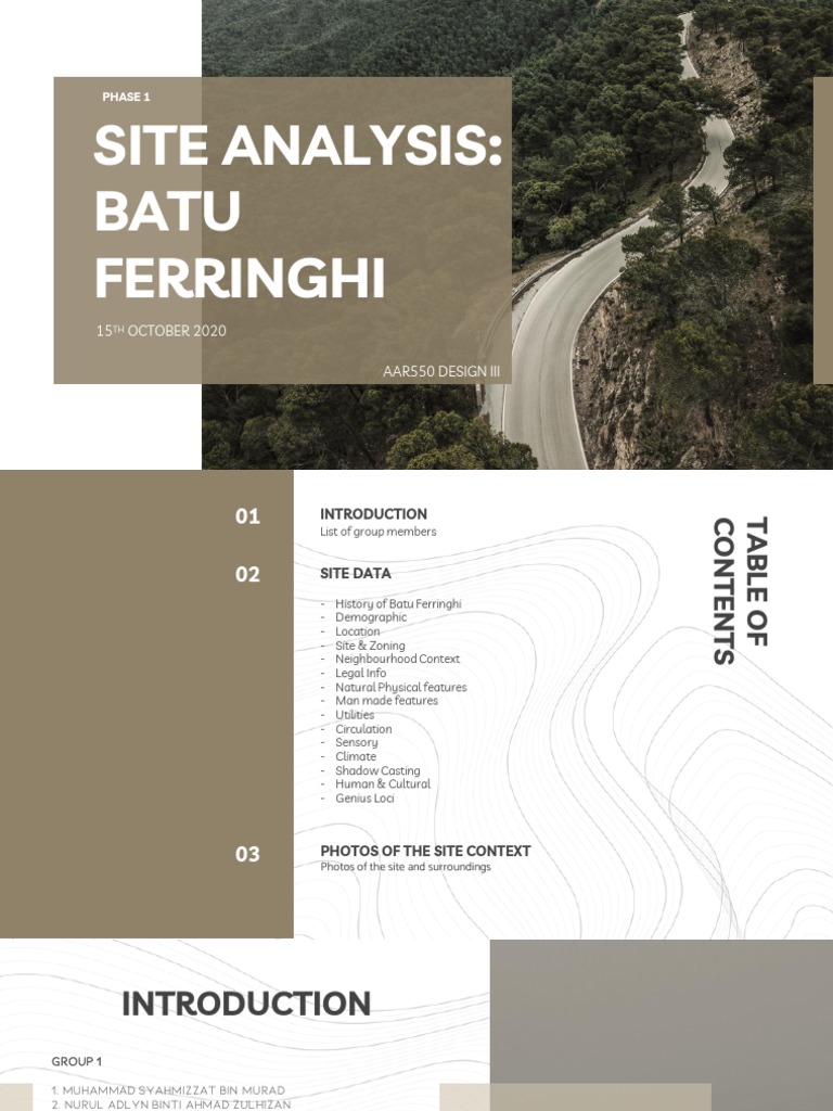 04 SITE ANALYSIS (Autosaved) | PDF | Hotel And Accommodation | Tourism ...