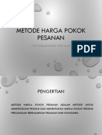 Metode Harga Pokok Pesanan