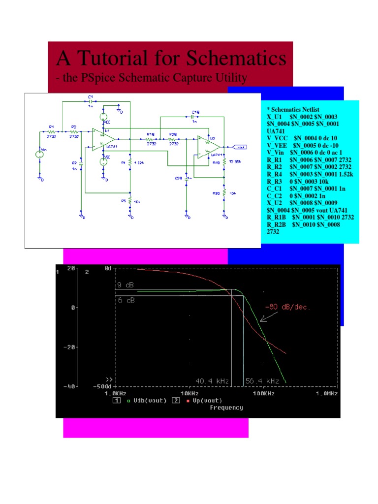 PSPICE Tutor91 1 | PDF | Spice | Electrical Network