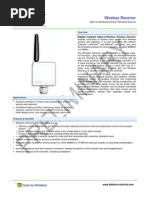 Distech Controls' Open-to-Wireless Wireless Receiver