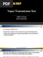 USP 671: Moisture Testing for Containers | PDF | Regression Analysis ...