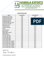 Fob Prices To Belgium PDF