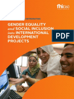 Guide gender equality in international projects