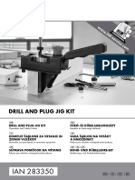 Parkside Fúró És Dübelsablonszett