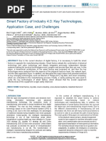 Smart Factory of Industry 4.0: Key Technologies, Application Case, and Challenges