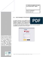 NOTE TECHNIQUE D’UTILISATION DU MODELE TEKLA  - FR