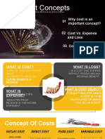 Cost Concepts: Why Cost Is An Important Concept? 01
